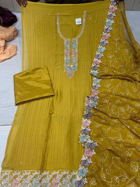 Haldi Latest designer suit