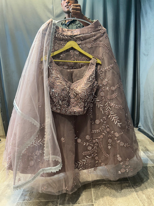 Stylish Onion pink Lehenga