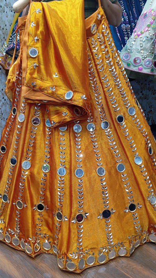 Super se upar amarillo pdp Lehenga