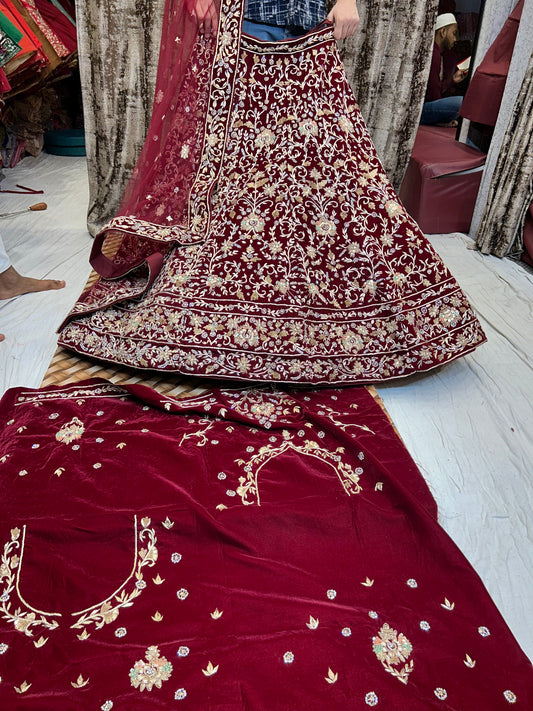 Awesome Red lehenga