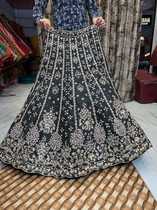 Gajab Green lehenga