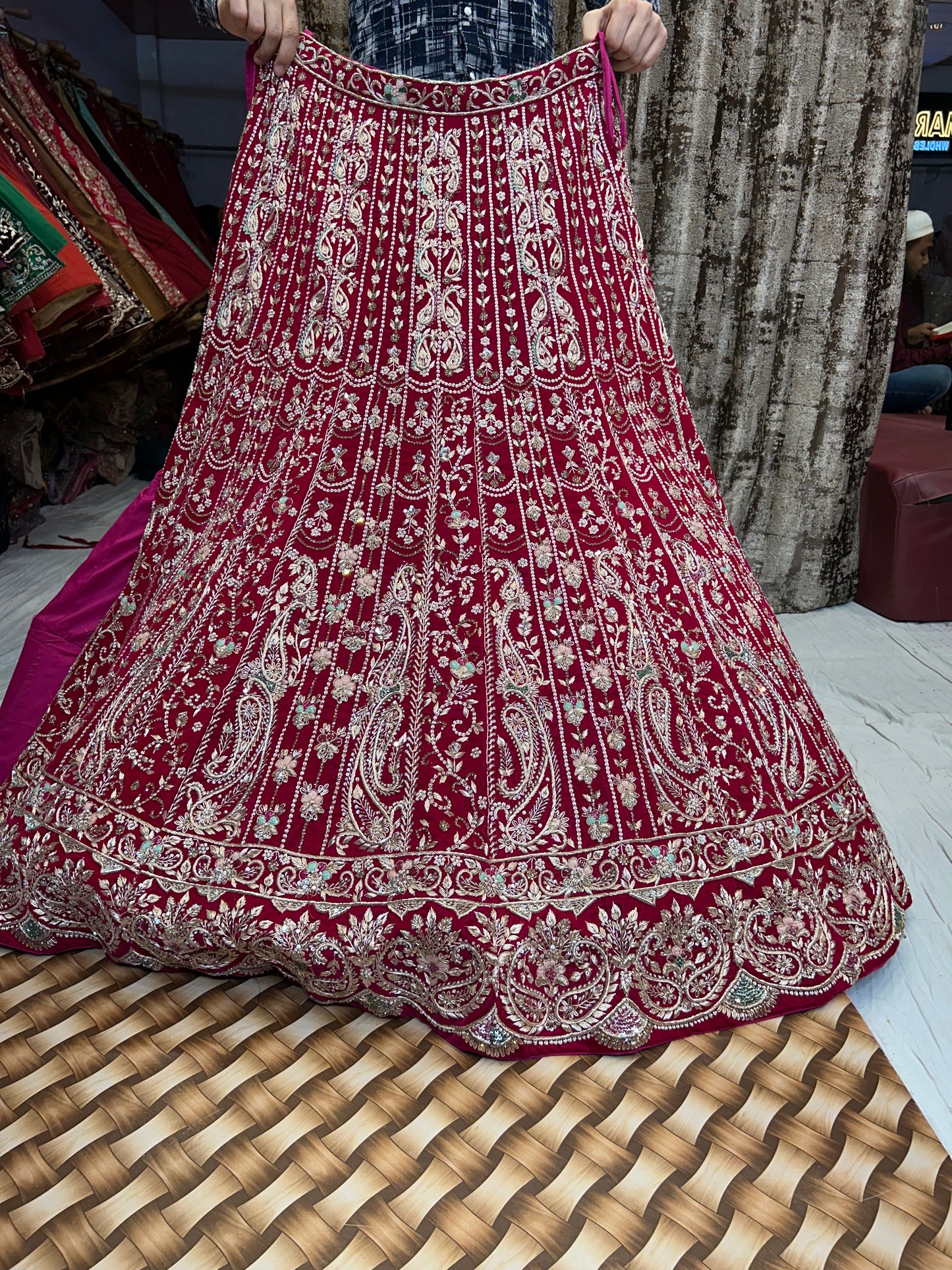 Extraordinary Red lehenga