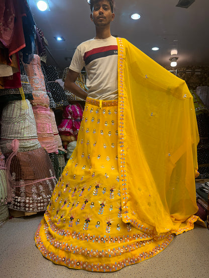 Blogbuster yellow lehenga