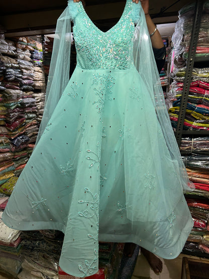 Beautiful Sky blue Gown