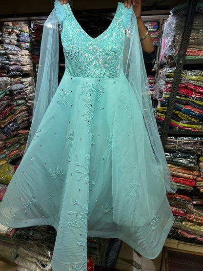 Beautiful Sky blue Gown