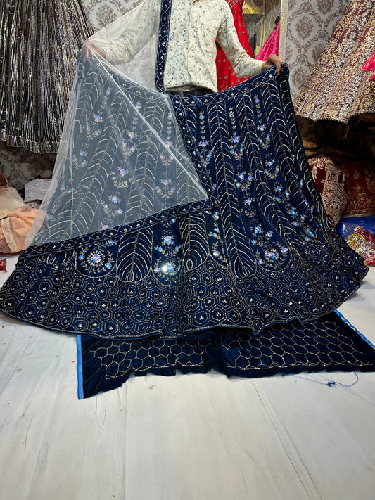 Blue fabulous Lehenga