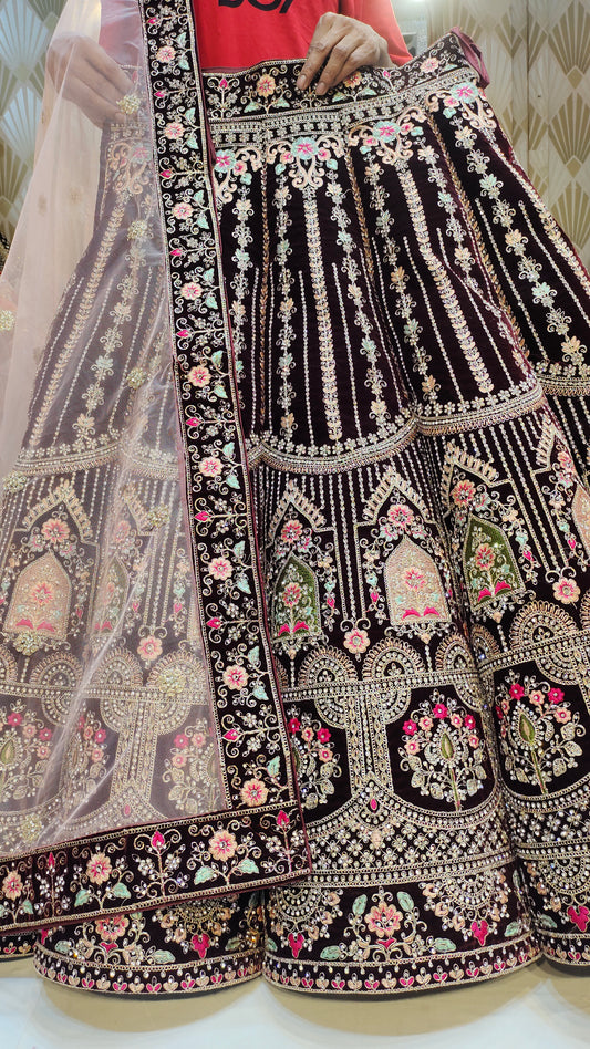 Contrast Stunner Lehenga