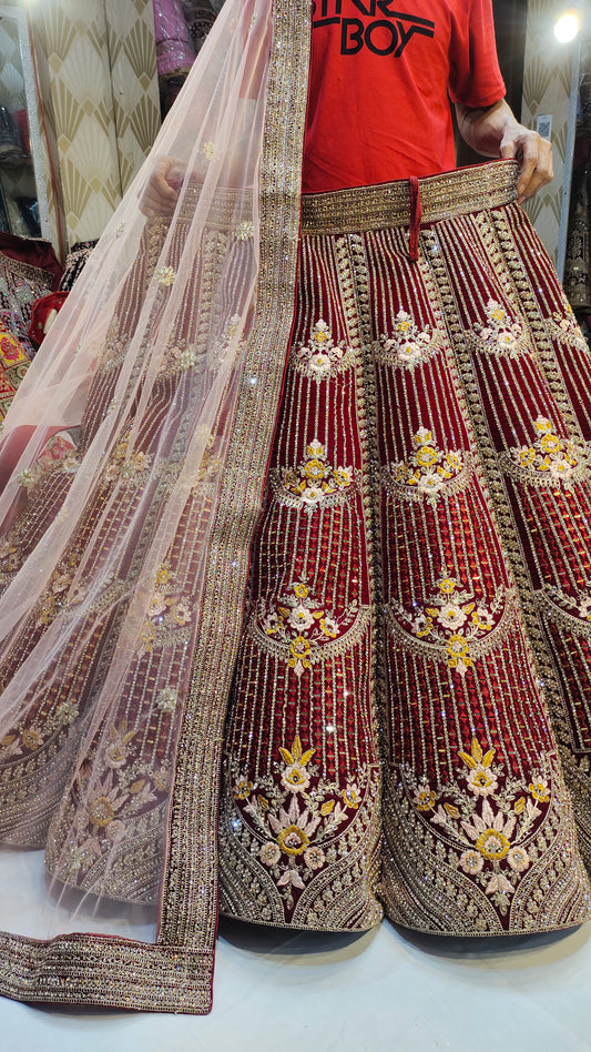 Lehenga de diseñador en Chandni Chowk