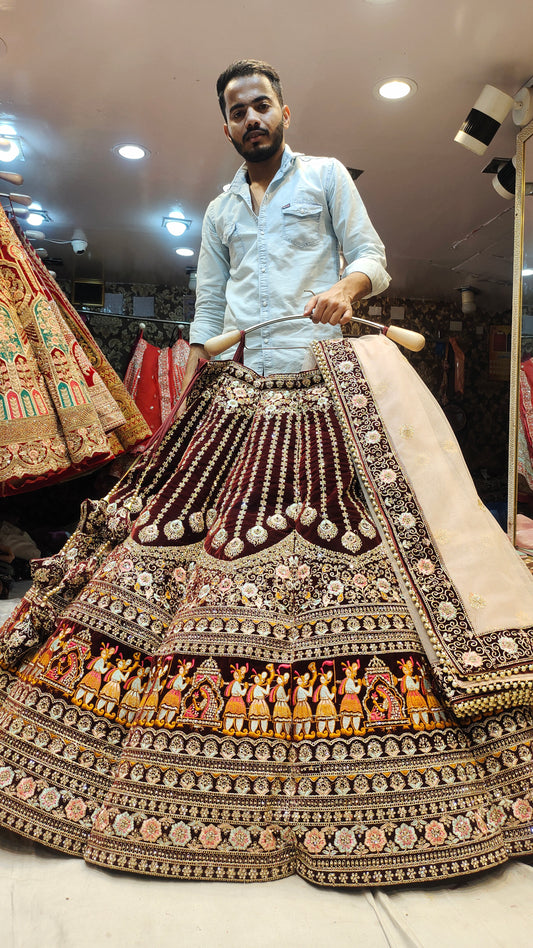 Lehenga de baile Doli Barat