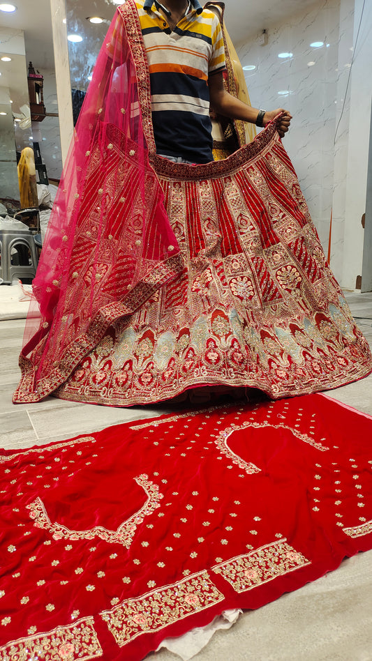 Algo diferente Lehenga nupcial