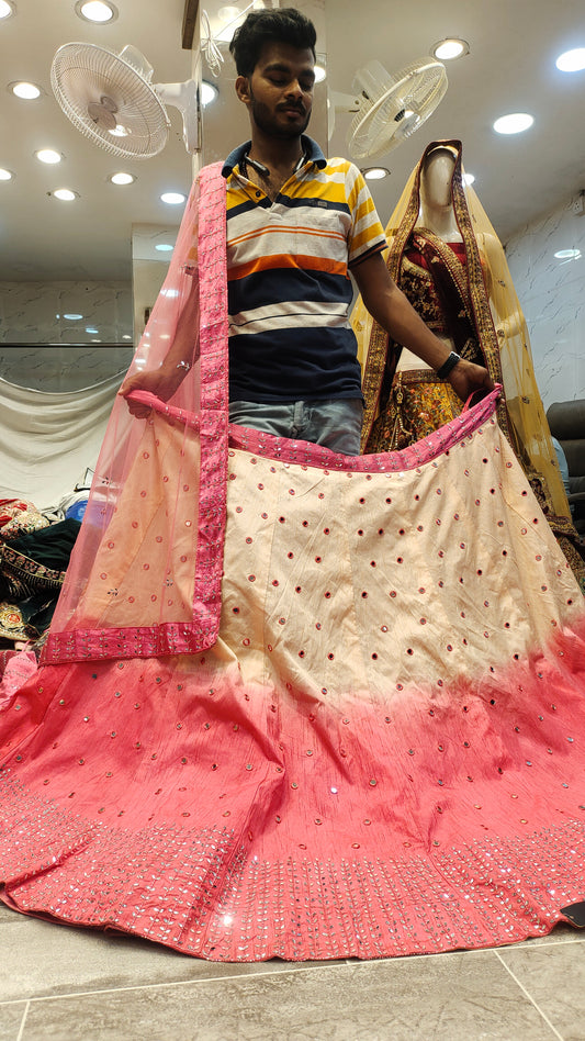 Pink designer Lehenga