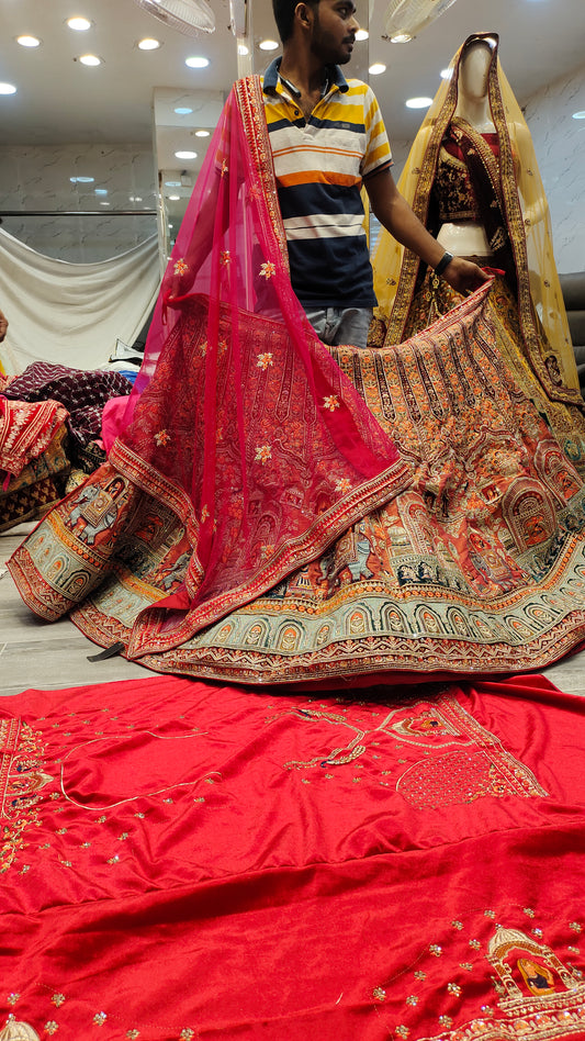 Lehenga nupcial Doli Barat