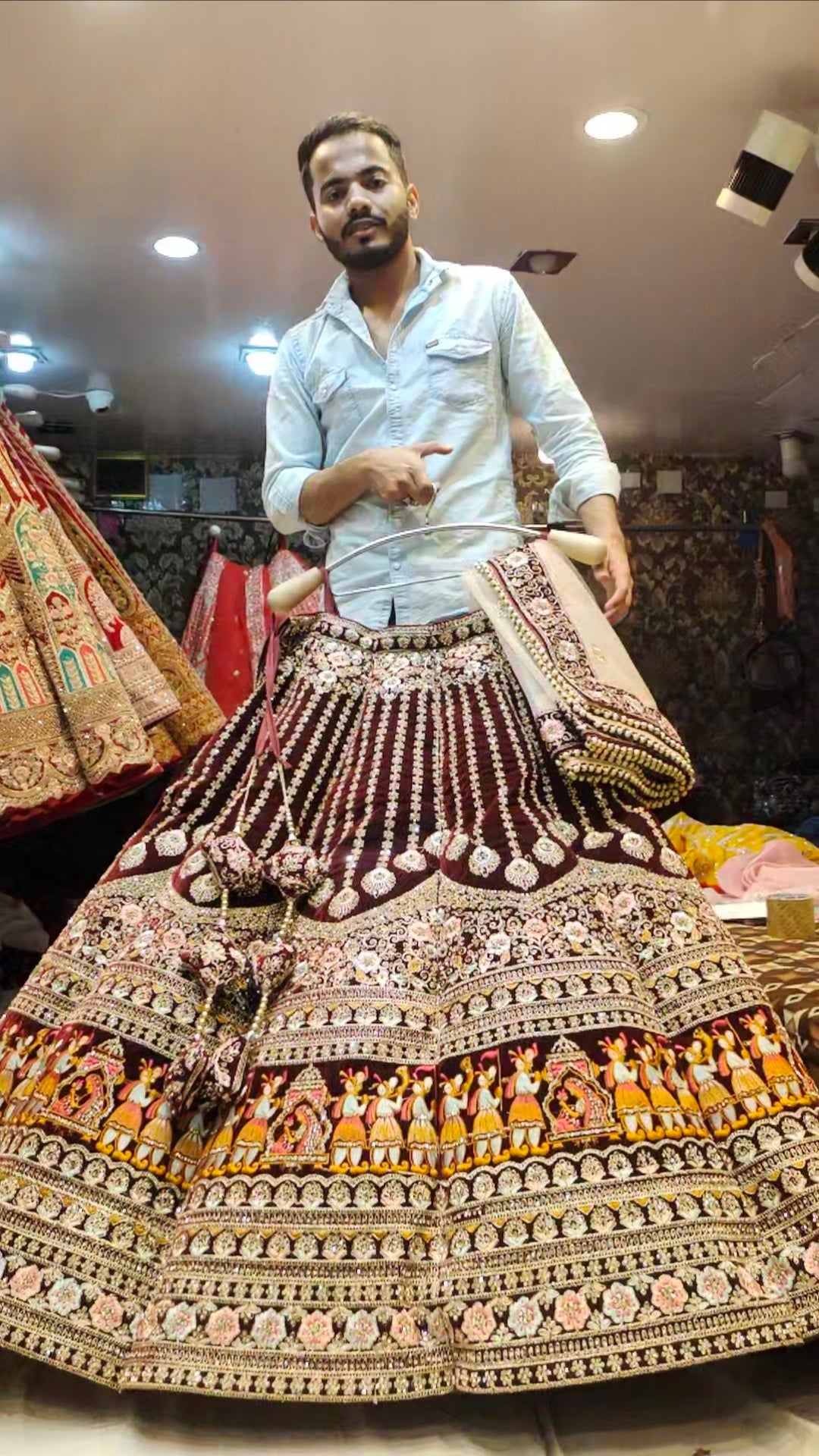 Doli Barat ball Lehenga