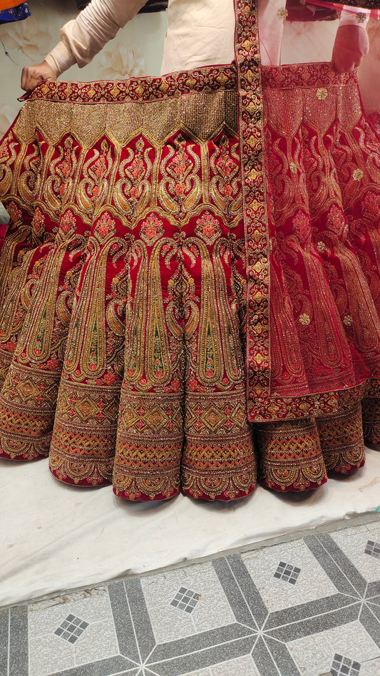 Peacock Bridal Lehenga