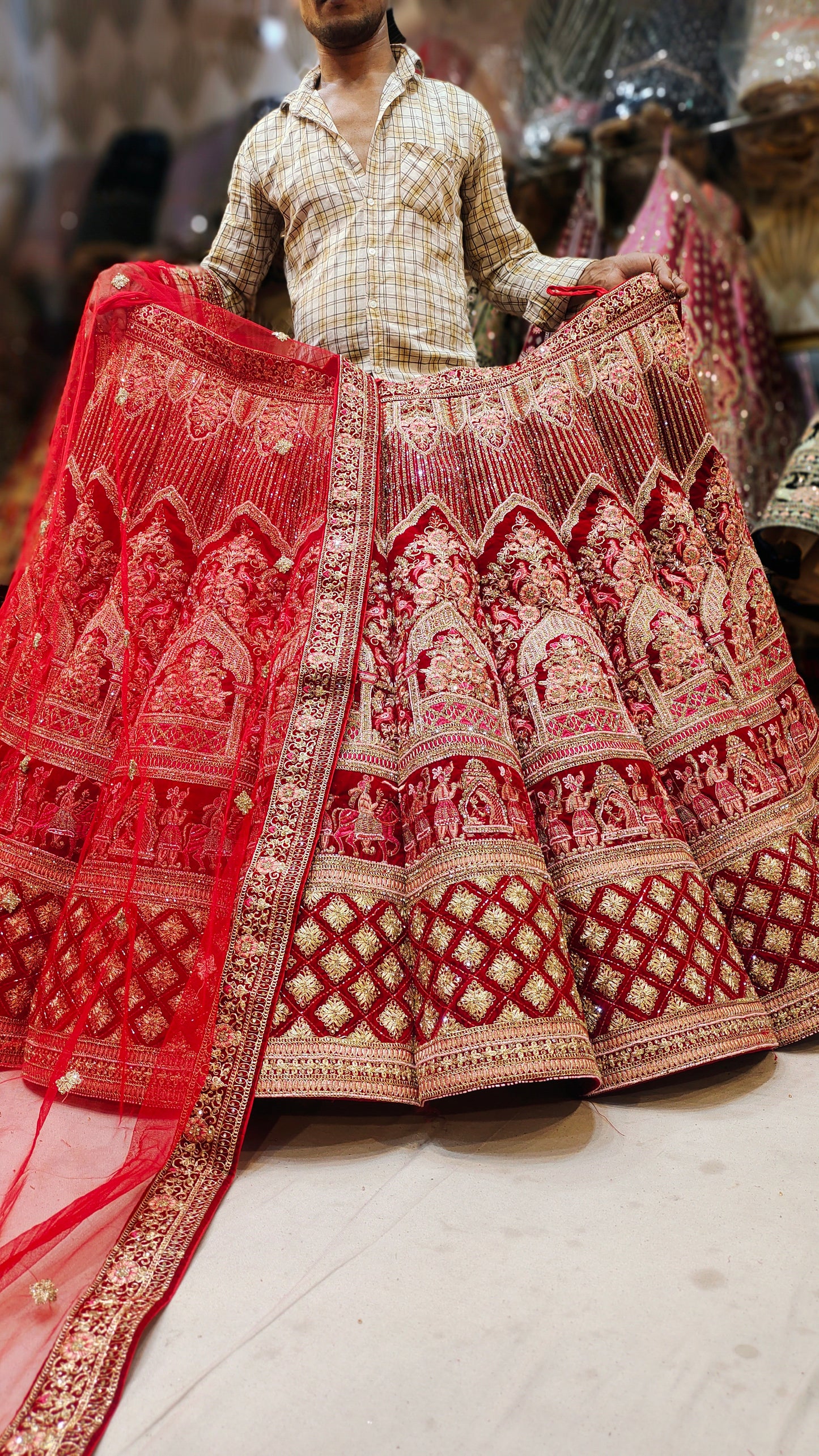 Lehenga de Doli Barat