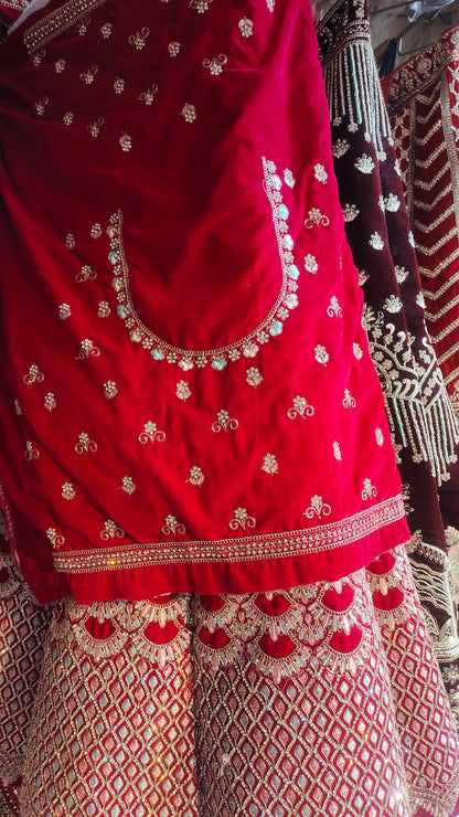 Ball Bubbly red Lehenga