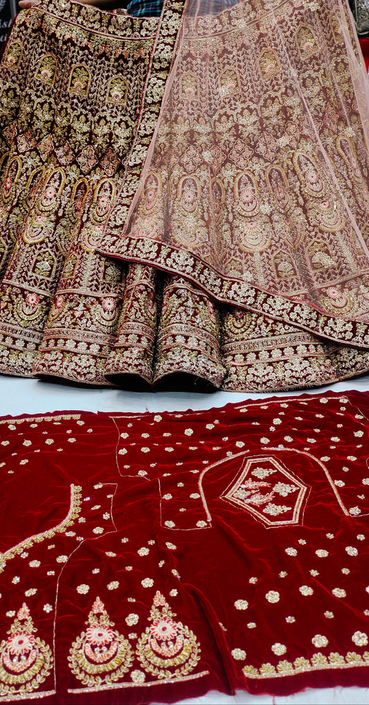 Lehenga nupcial Marwadi