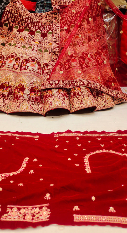 Lovely Doli Barat Figure Lehenga