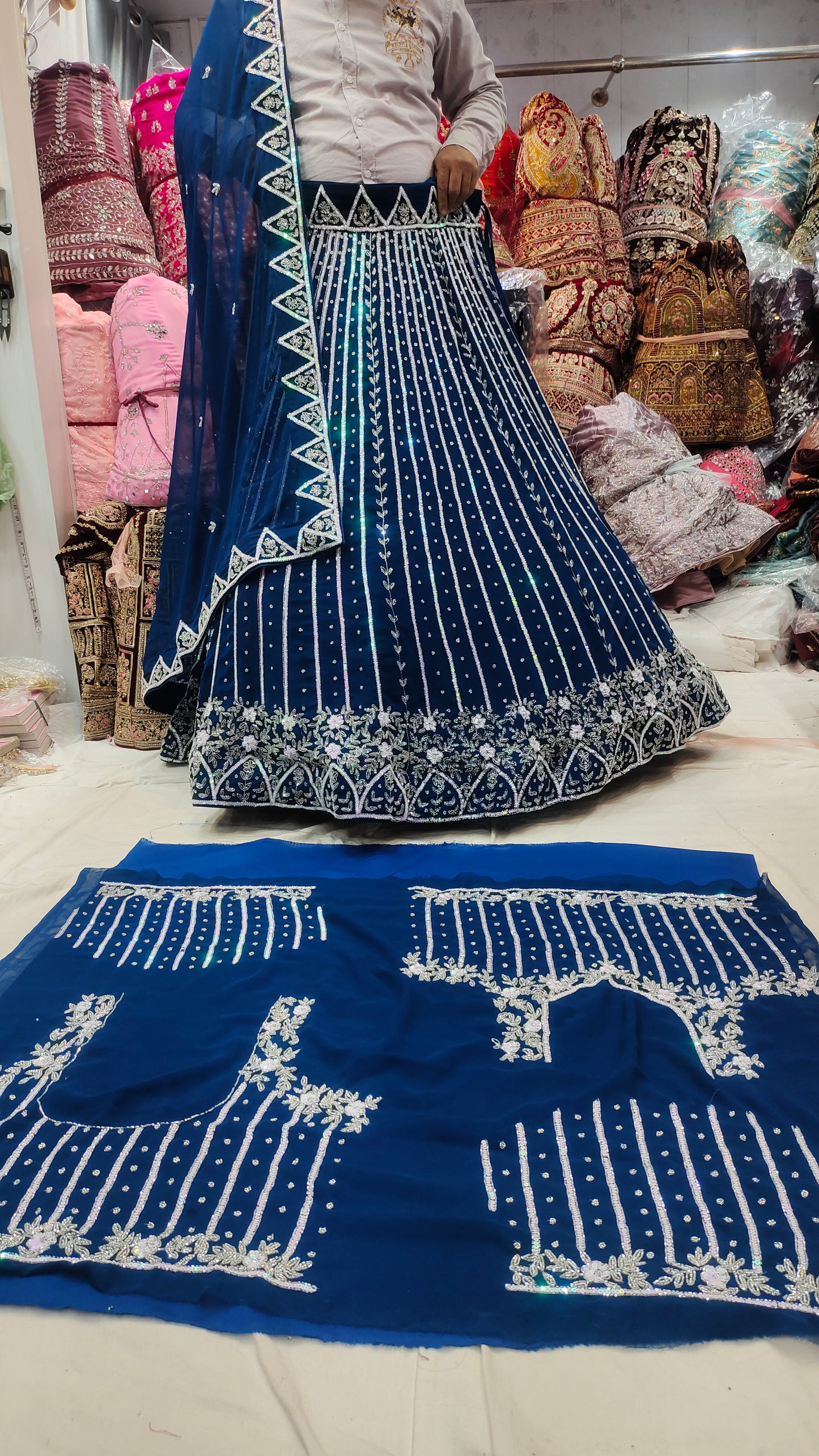 Blue Lehenga