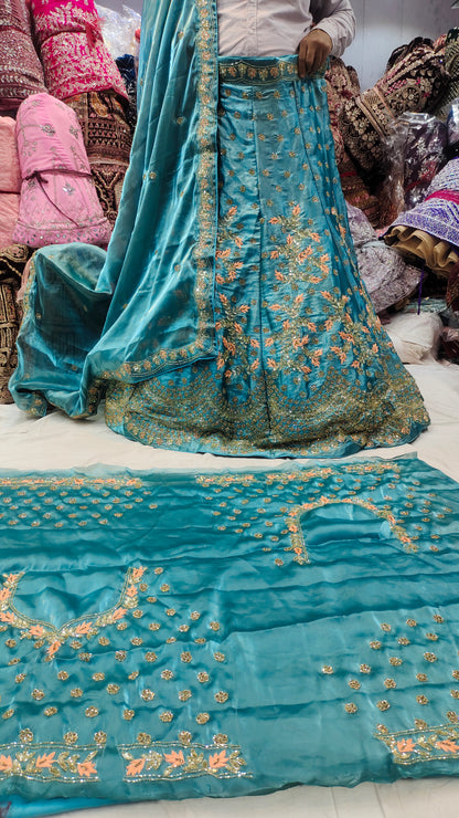 Sea green gorgeous Lehenga