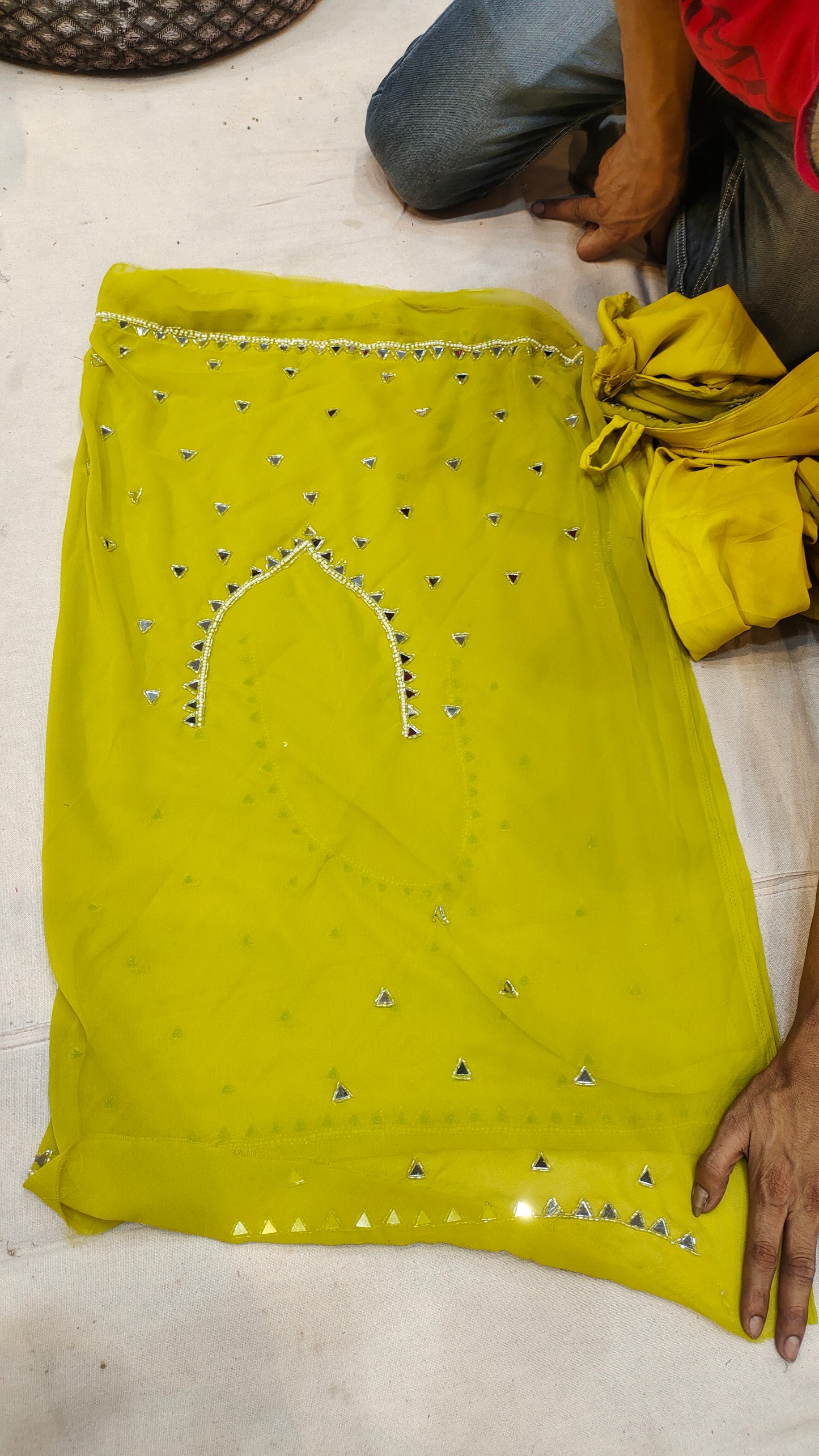 Haldi Mehendi Lehenga