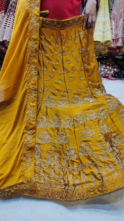 Lehenga mostaza