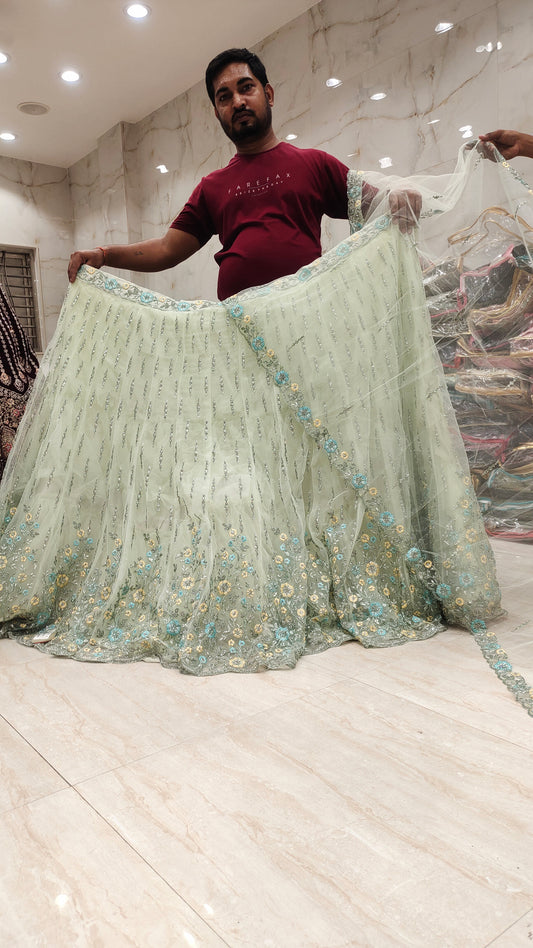 Lehenga de fiesta