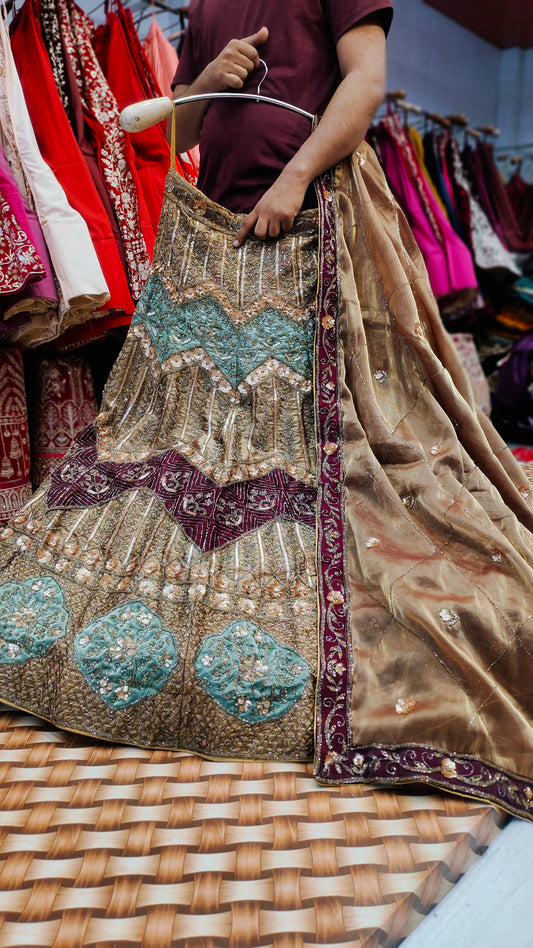 Lehenga majestuosa y sensacional