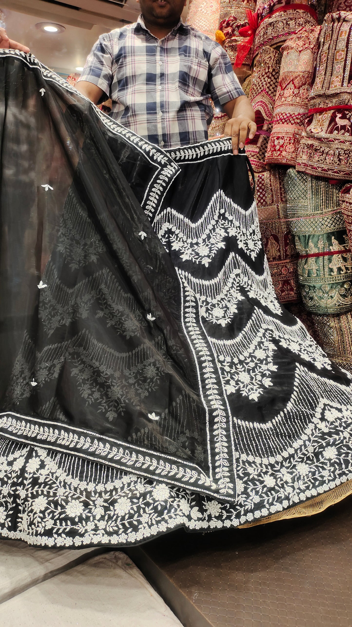 Remarkable Black Lehenga