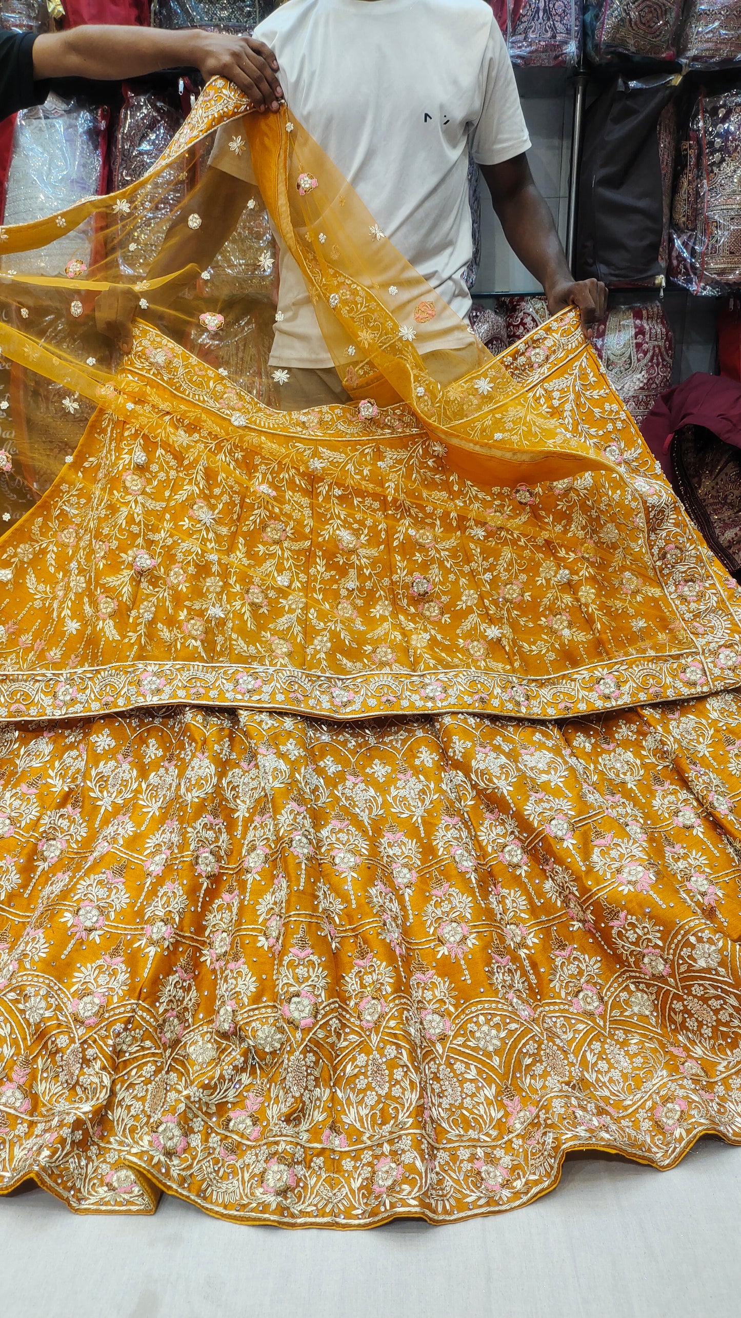 Fabulous Haldi/ Mehendi Lehenga 💖