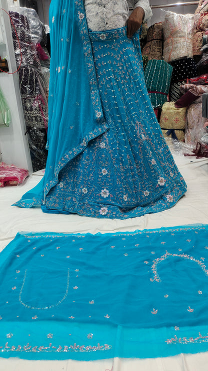 Blue Astonishing Lehenga 💖