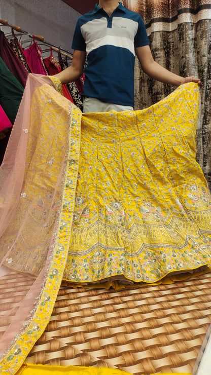 Lehenga especial Haldi Mehendi