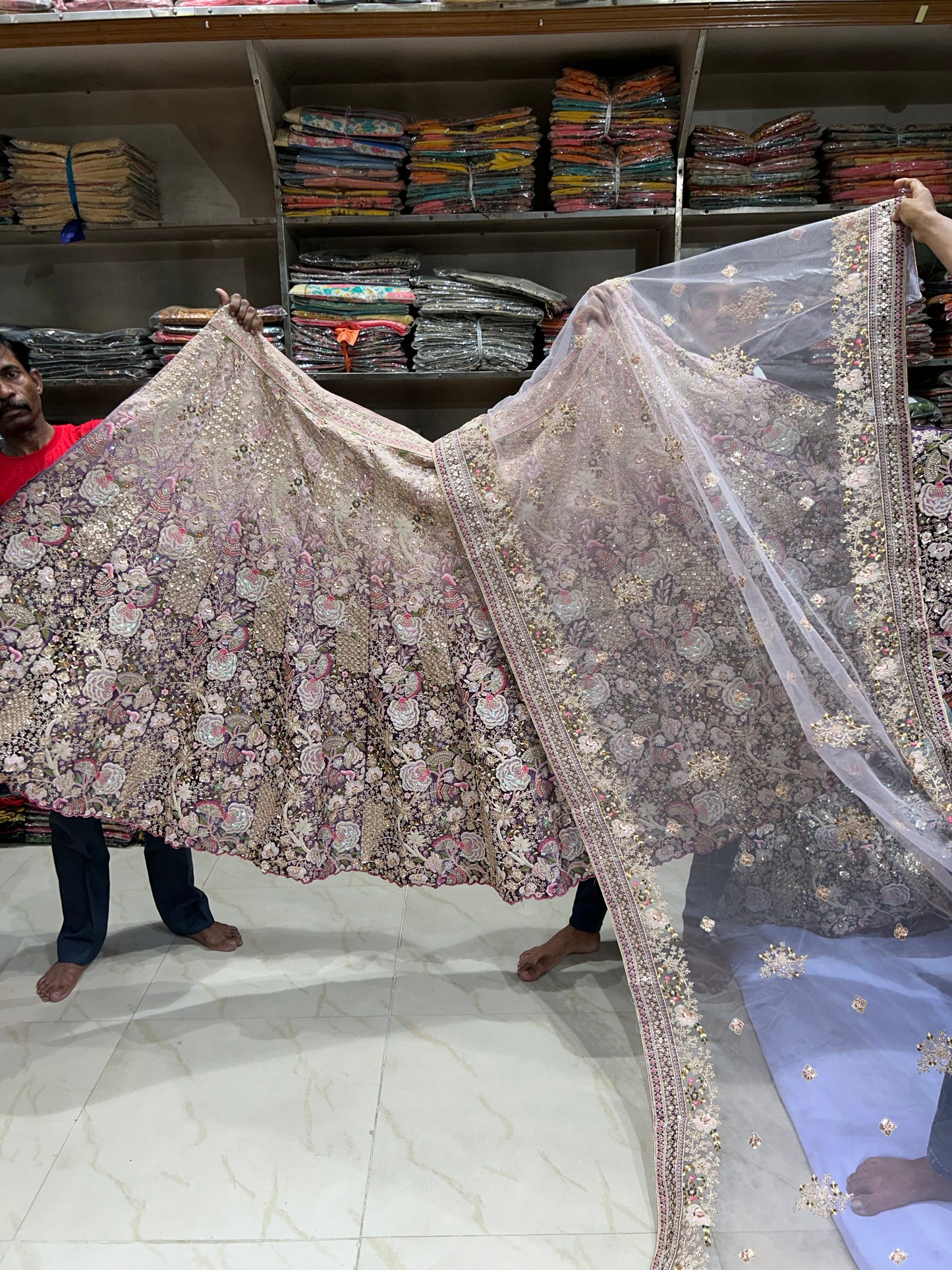 Awesome purple Lehenga