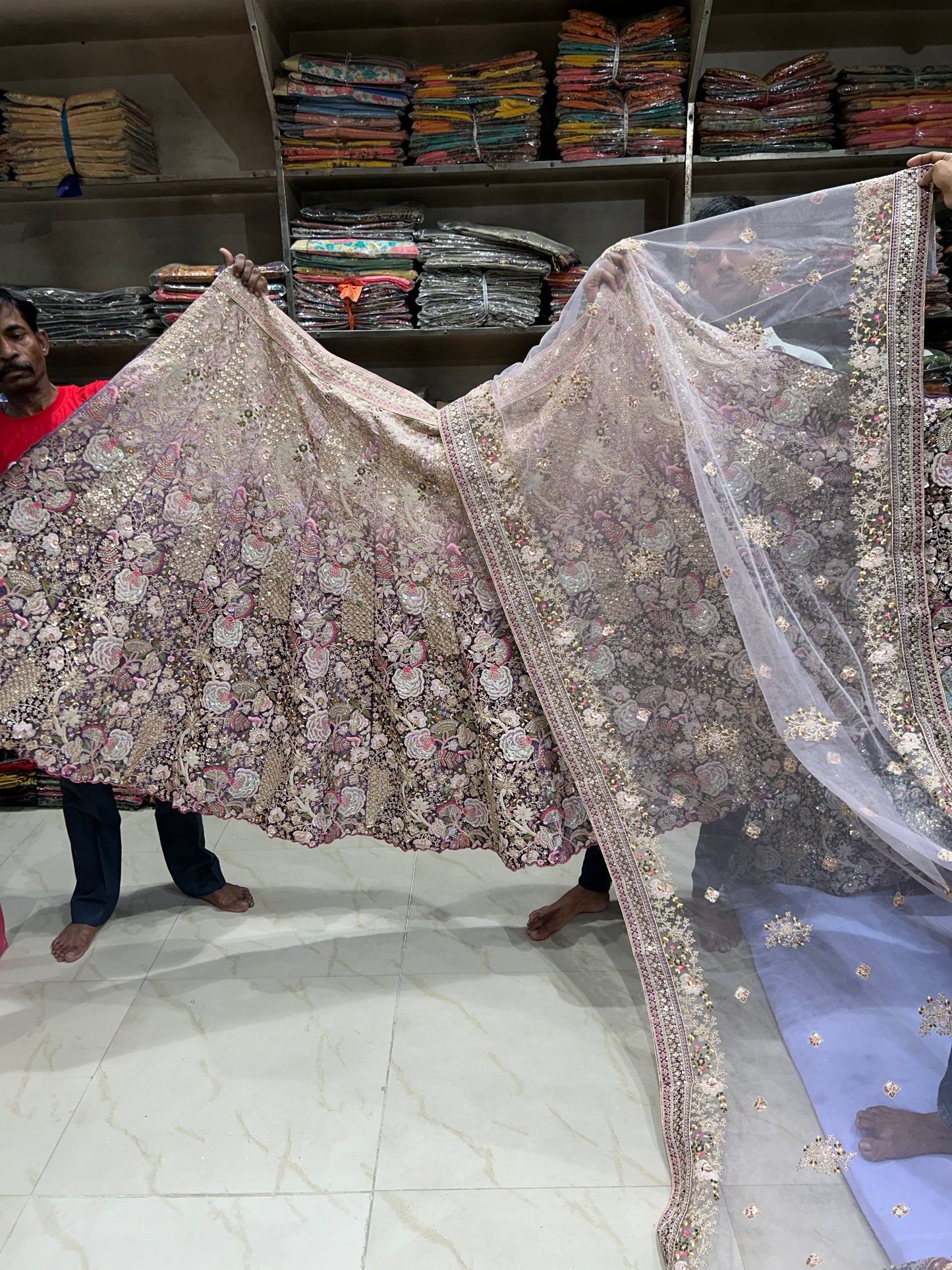 Awesome purple Lehenga