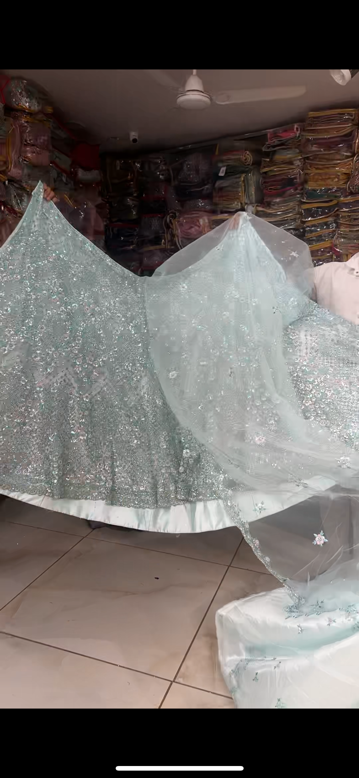 Awesome aqua green Lehenga