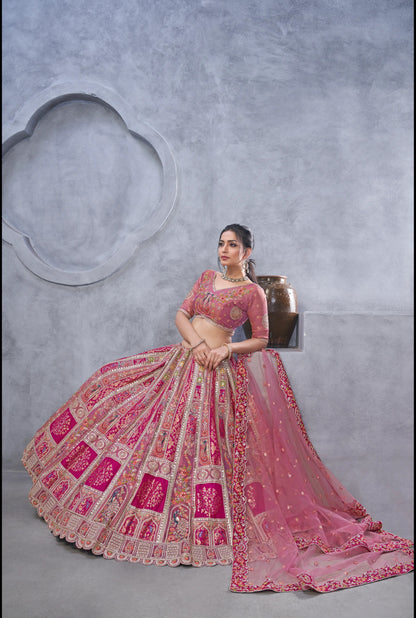 Pink Designer lehenga