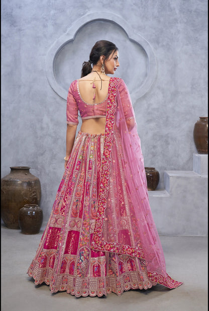 Pink Designer lehenga