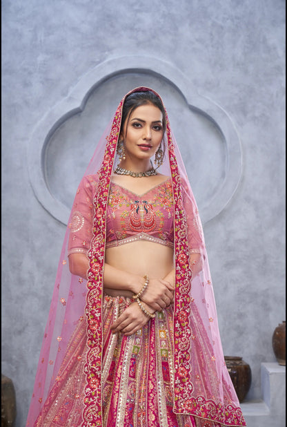 Pink Designer lehenga