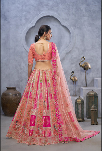 Hot Pink Designer lehenga