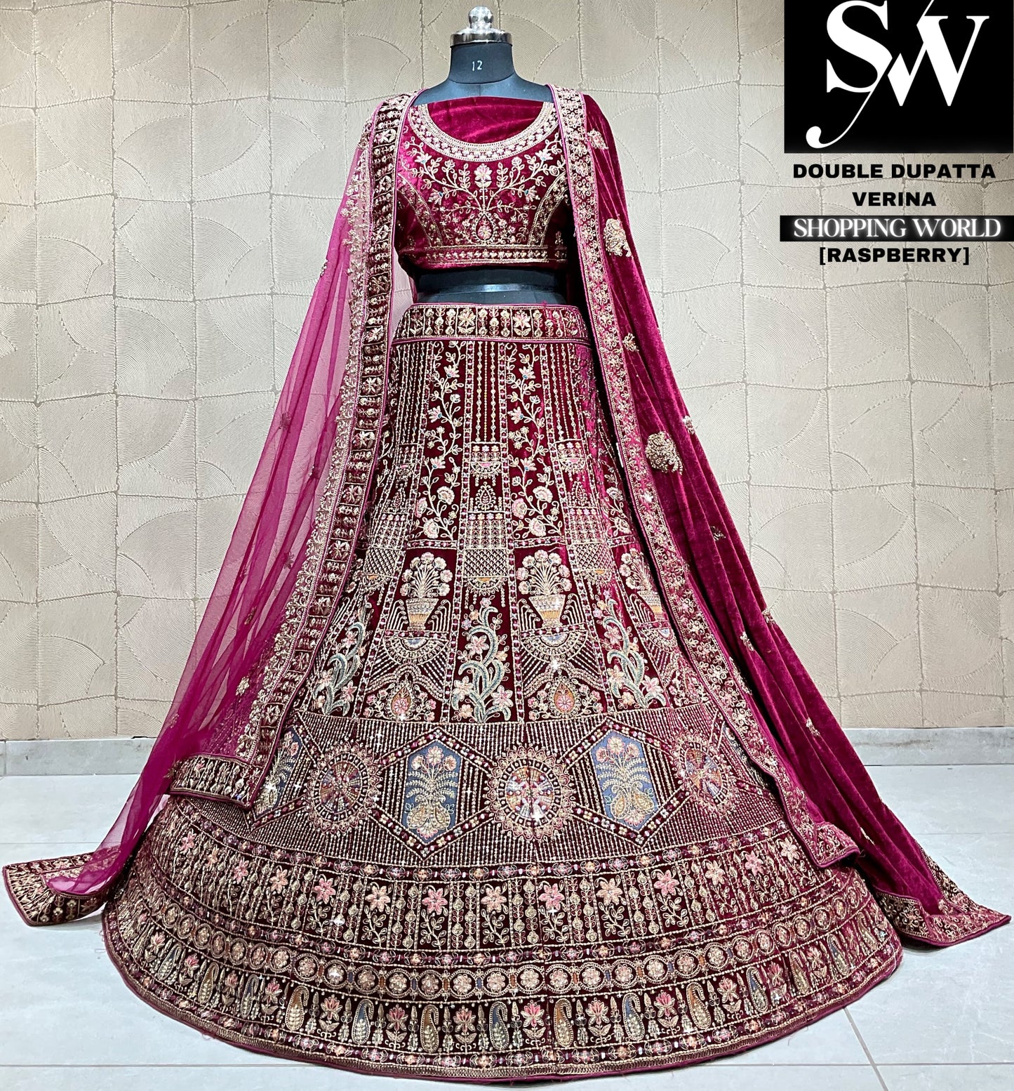 Lavishing light maroon Lehenga