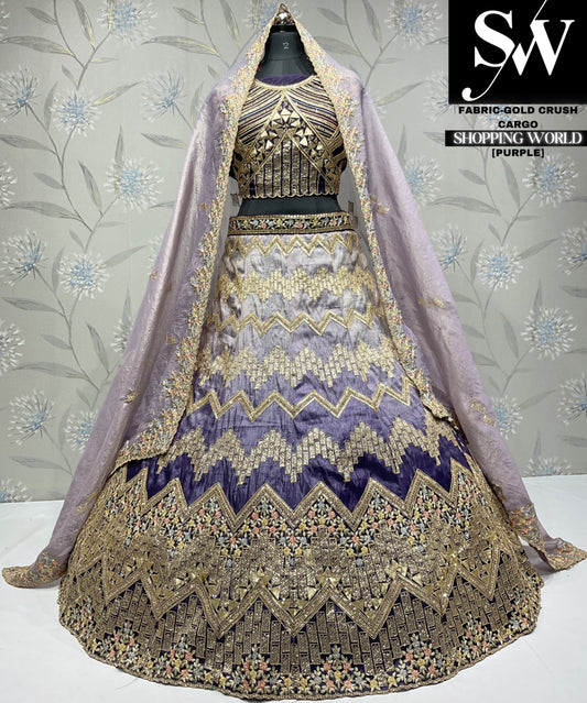 Bonita lehenga morada