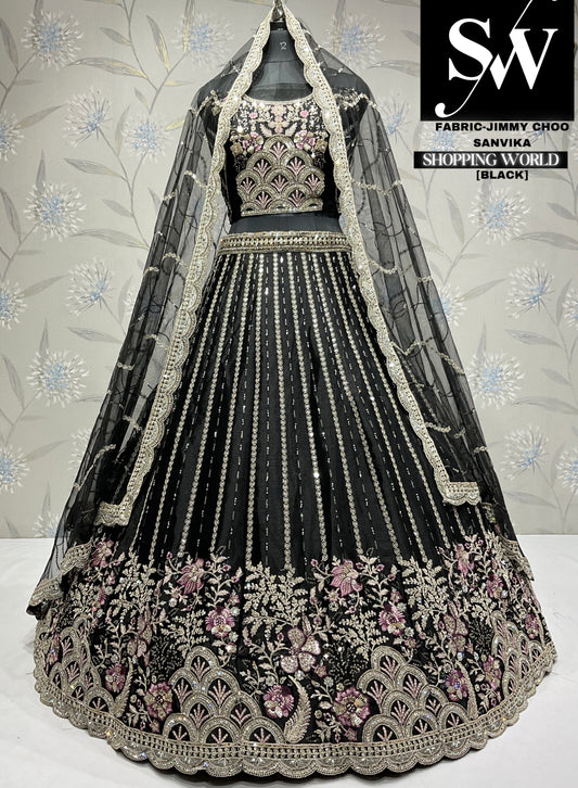 Good looking black Lehenga