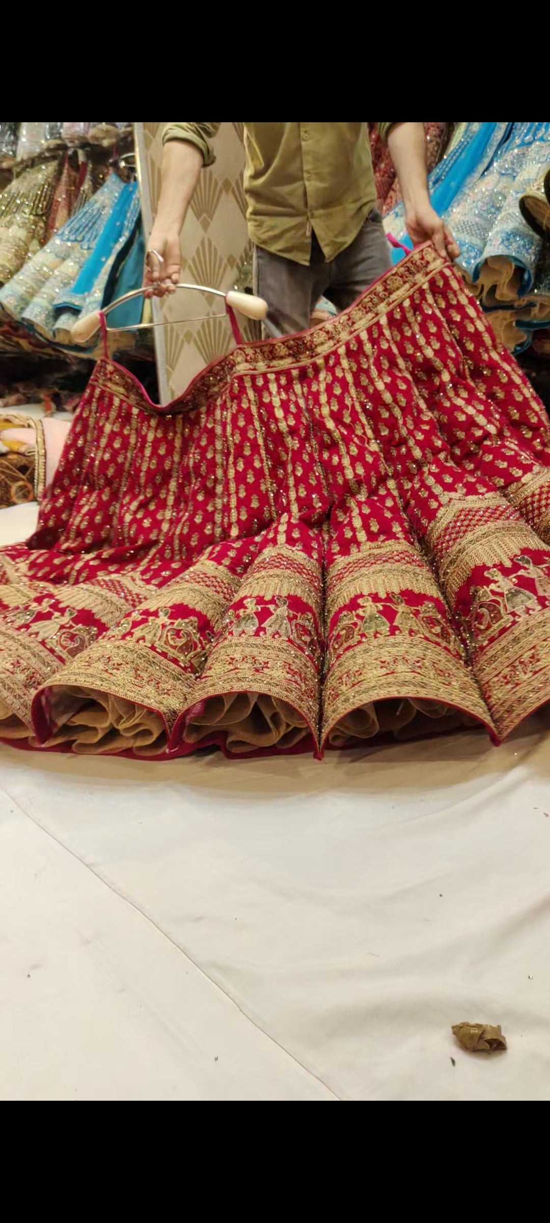 Red Doli Barat Lehenga