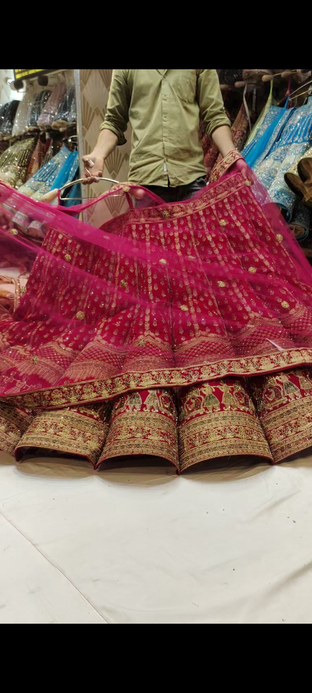 Red Doli Barat Lehenga