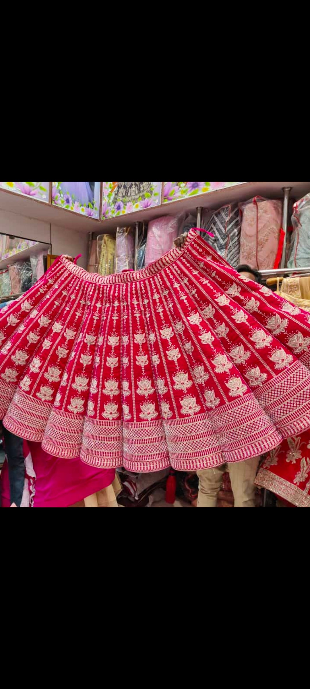 Red Bridal Lehenga by Shopping World - Shopping World