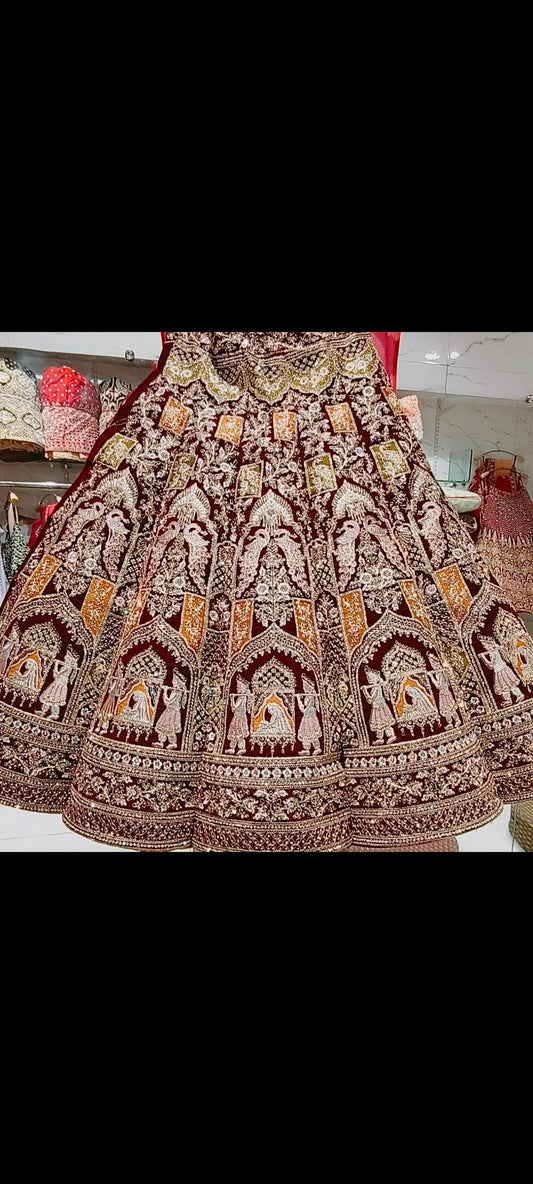 Lehenga de Doli Barat