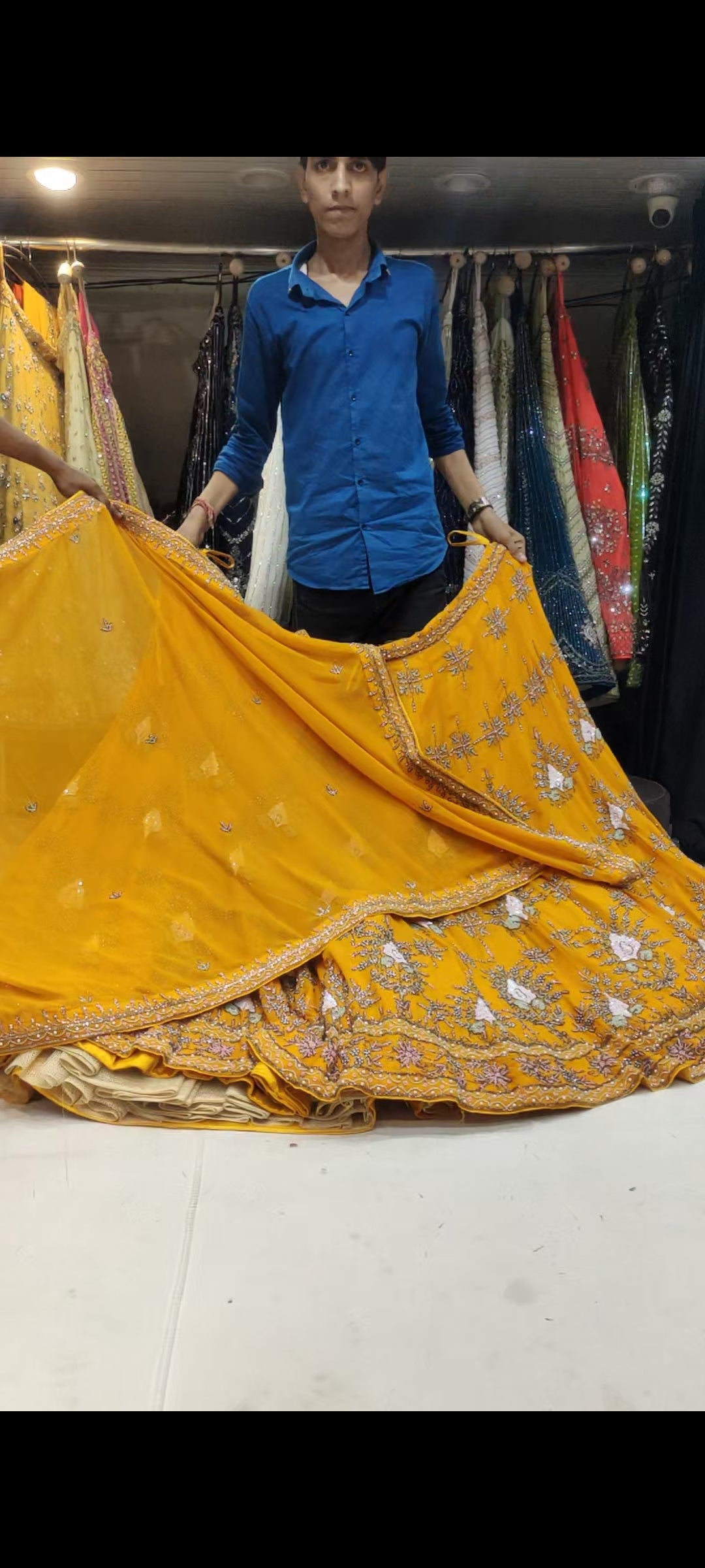 Haldi Mehendi Lehenga