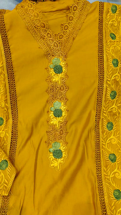 Yellow designer Ladies Suits