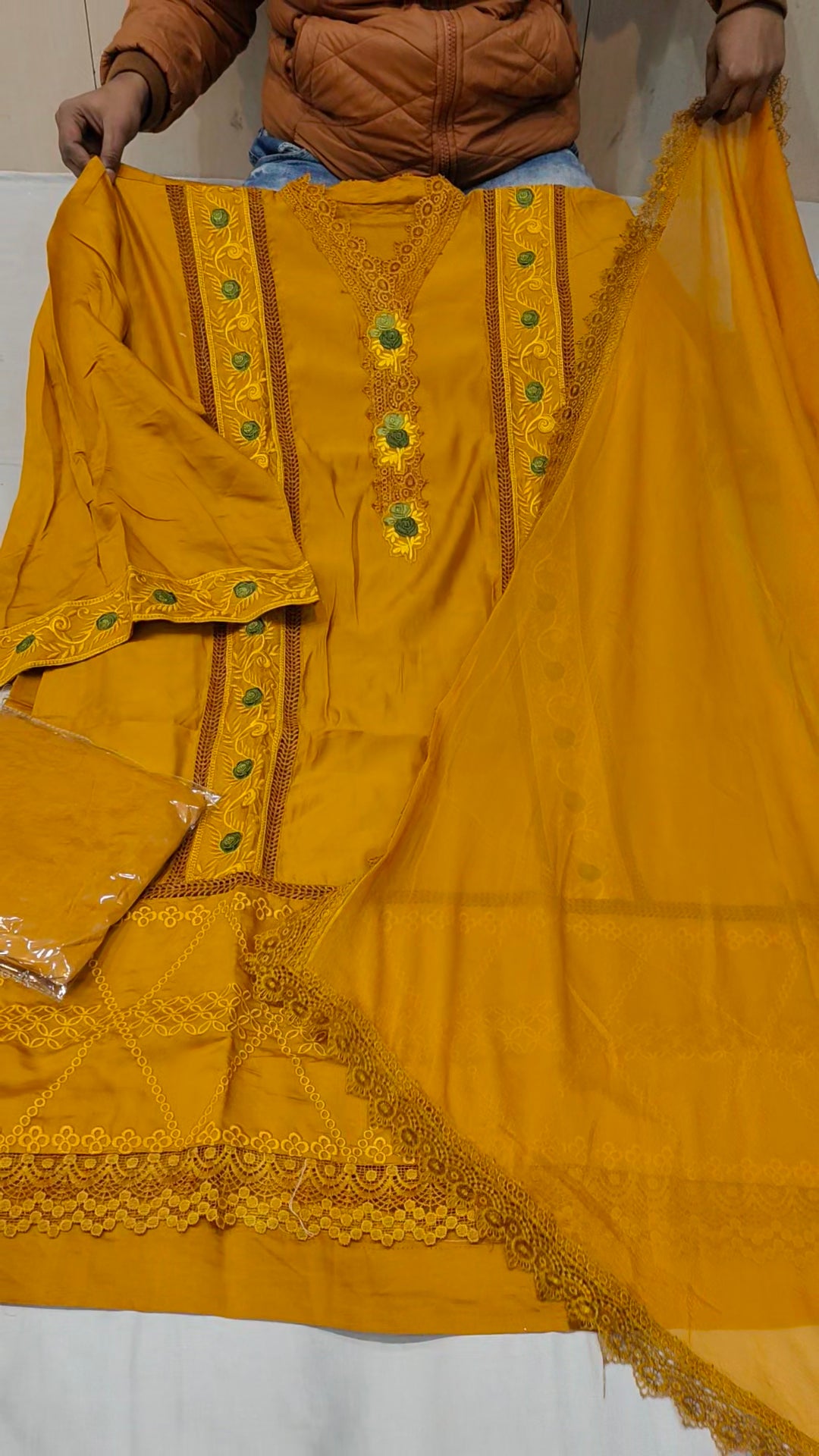 Yellow designer Ladies Suits