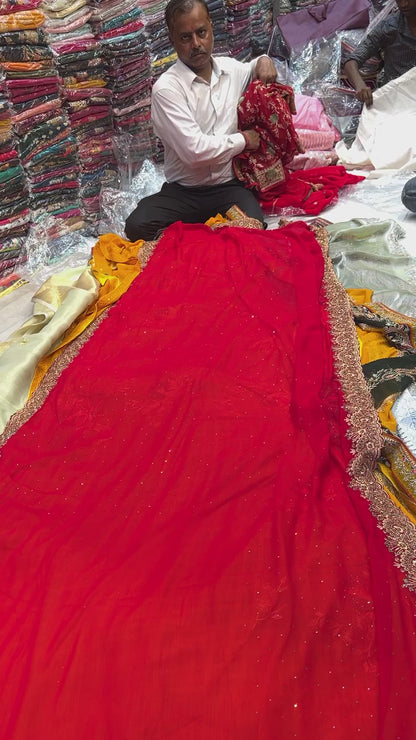 Fabulous Red saree